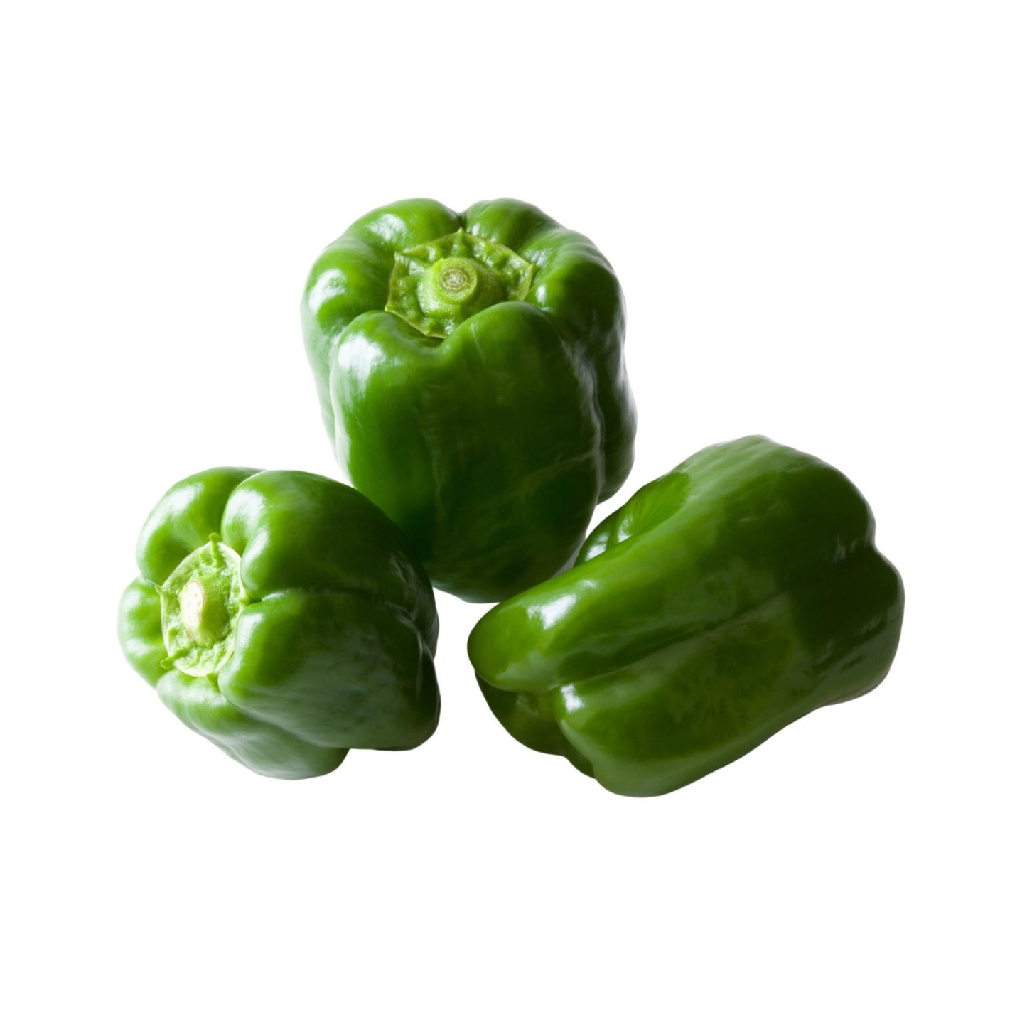 3 Organic Green Peppers